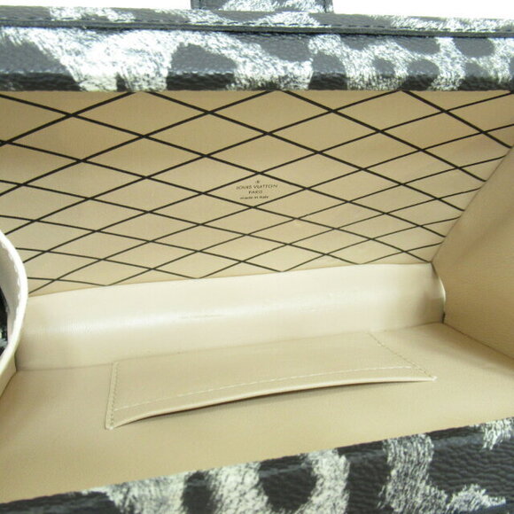 Louis Vuitton Malle Shoulder Bag Canvas Black White - Picture 4 of 10